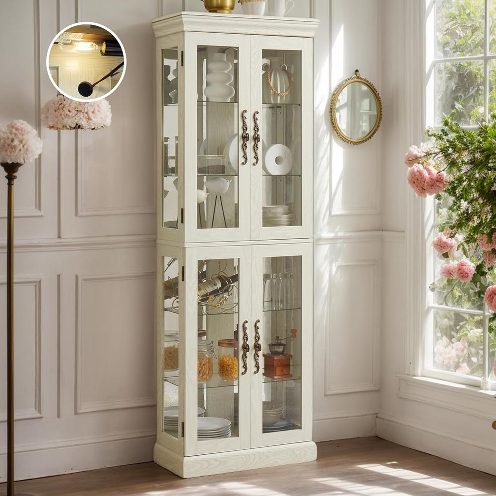 Glass Cabinet Display - Vintage 71 Glass Display Cabinet with