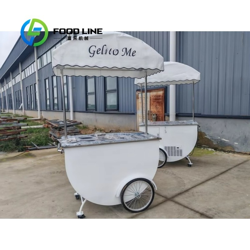 Customized Commercial Mobile V – Hot Dog Vending Cart Bewertung und Preis