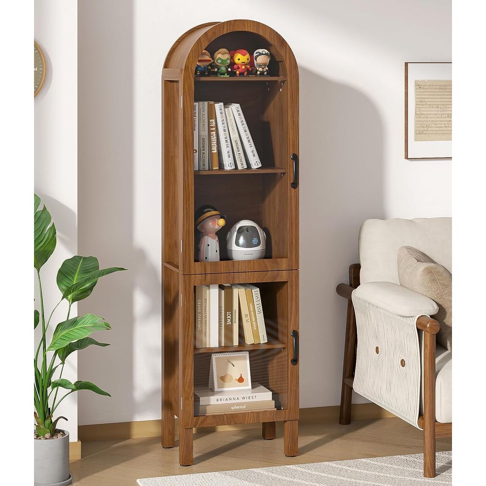 64.17 in Tall Arched Display C – Glass Cabinet Display Bewertung und Preis