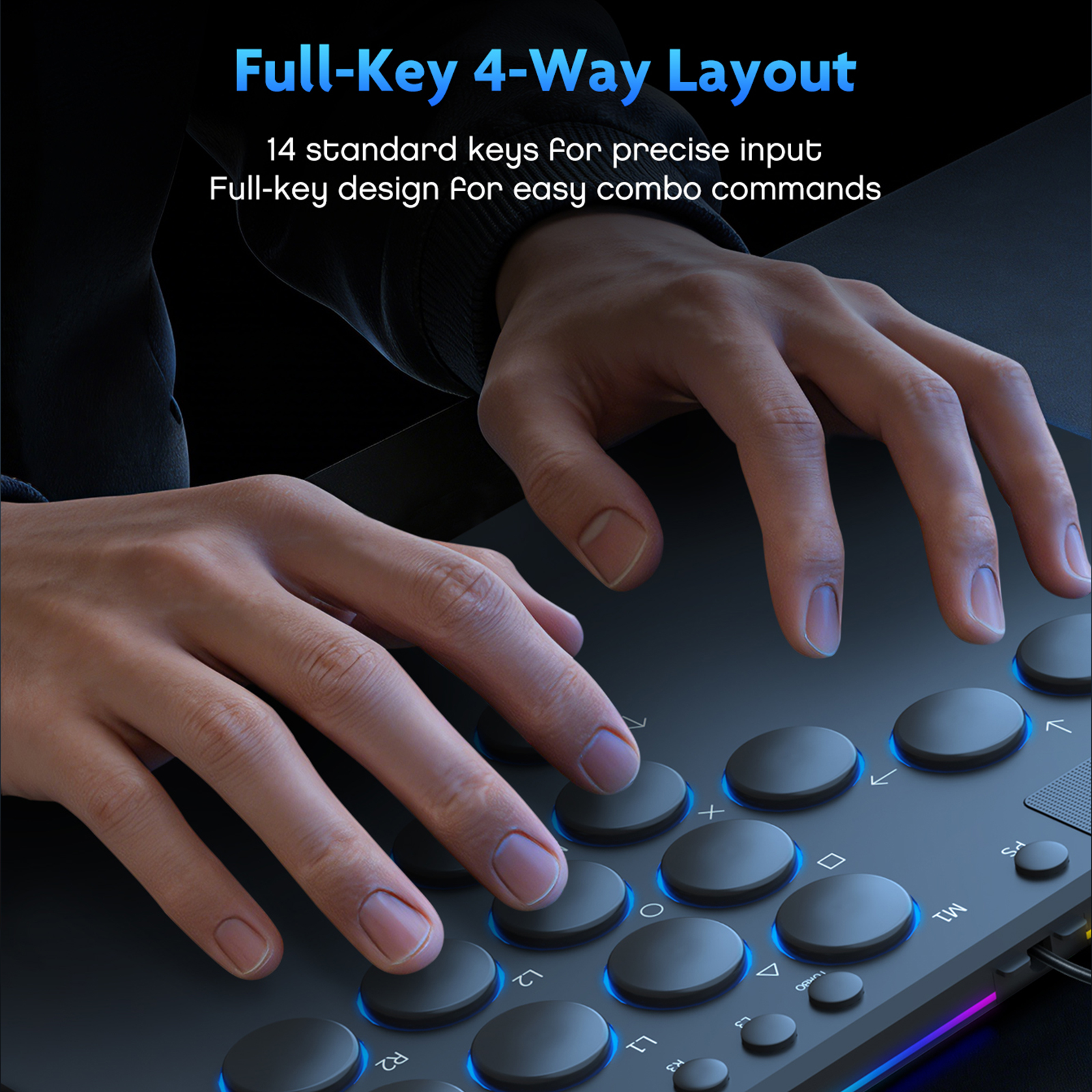 14 Keys All-Button Arcade Cont – Arcade X Bewertung und Preis