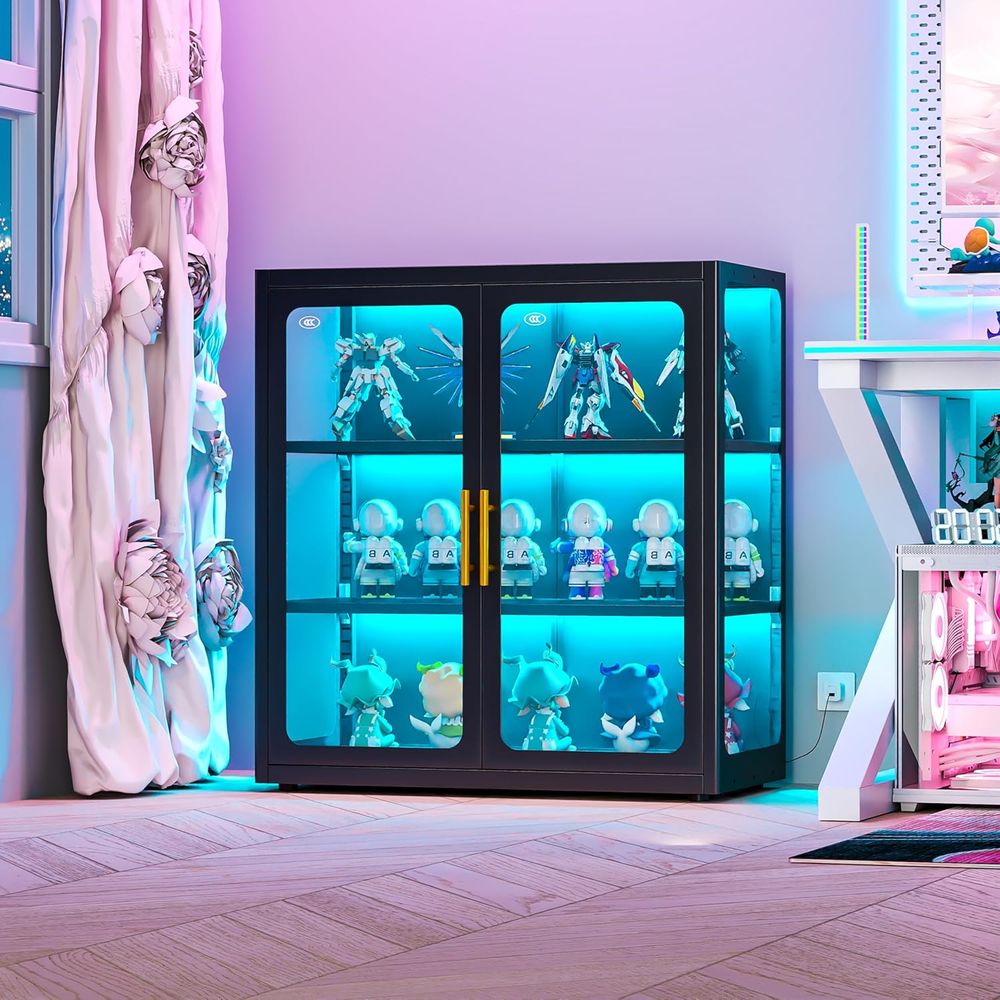 34 Tall Glass Door Display Cab – Glass Cabinet Display Bewertung und Preis