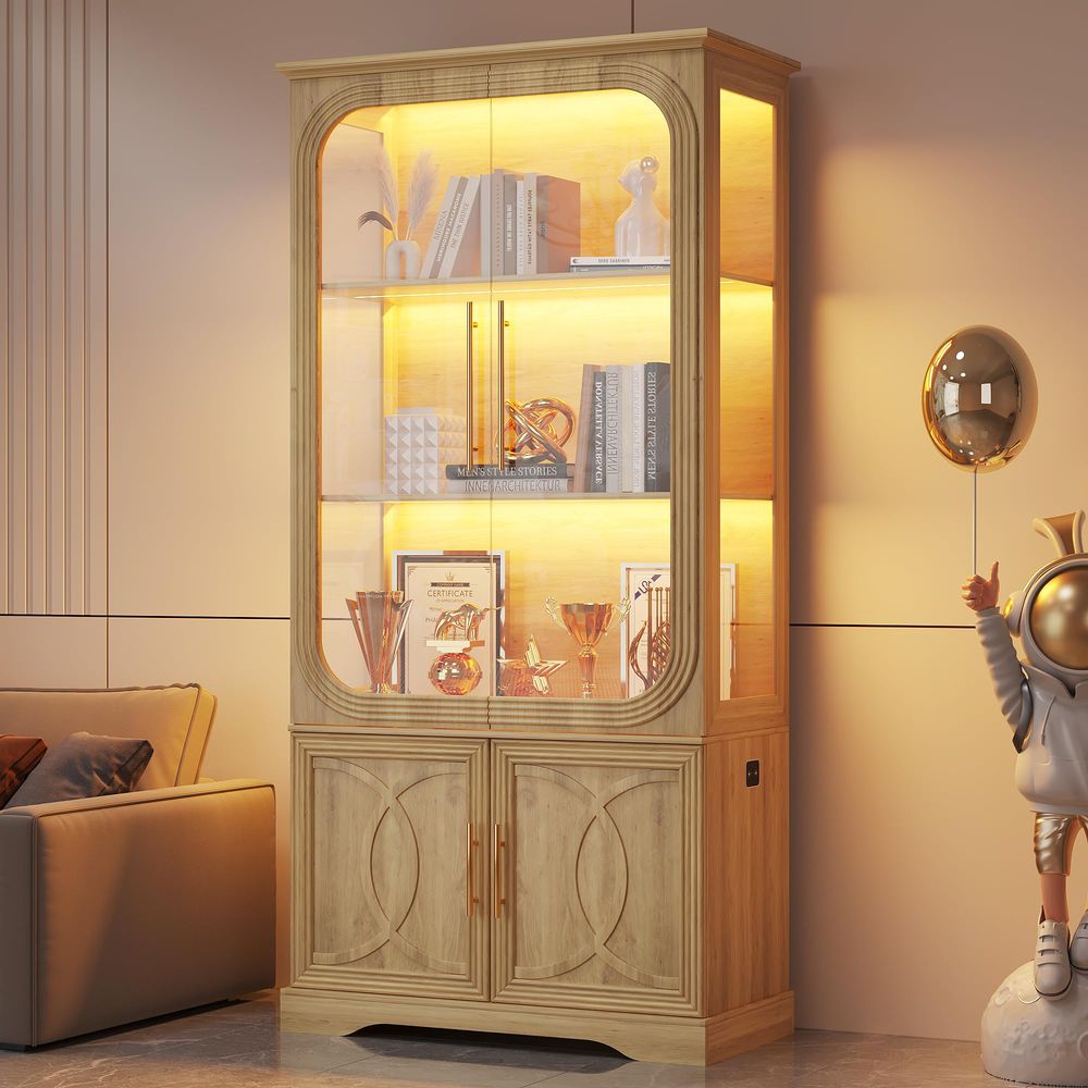 Display Cabinet with Glass Doo – Glass Cabinet Display Bewertung und Preis
