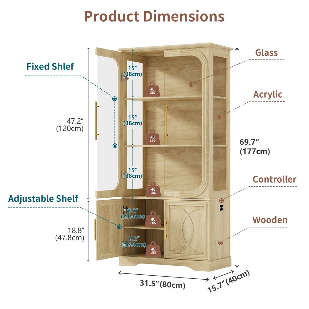 Display Cabinet with Glass Doo – Glass Cabinet Display Bewertung und Preis