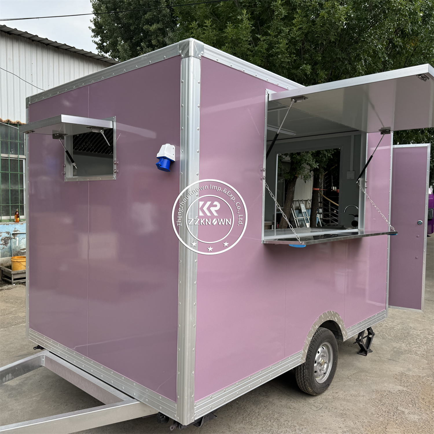 Mobile Fast Food Trailer Cart  – Hot Dog Vending Cart Bewertung und Preis