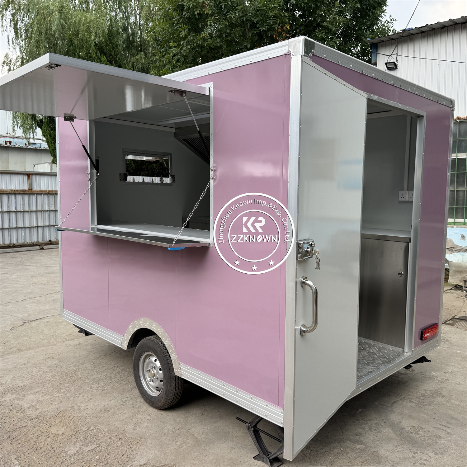 Mobile Fast Food Trailer Cart  – Hot Dog Vending Cart Bewertung und Preis