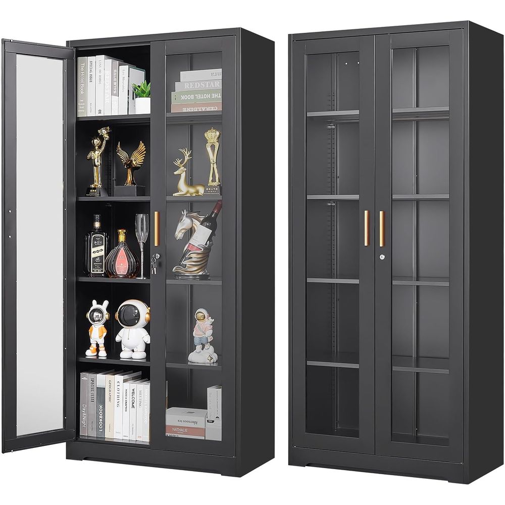 Glass Display Cabinet with Loc – Glass Cabinet Display Bewertung und Preis