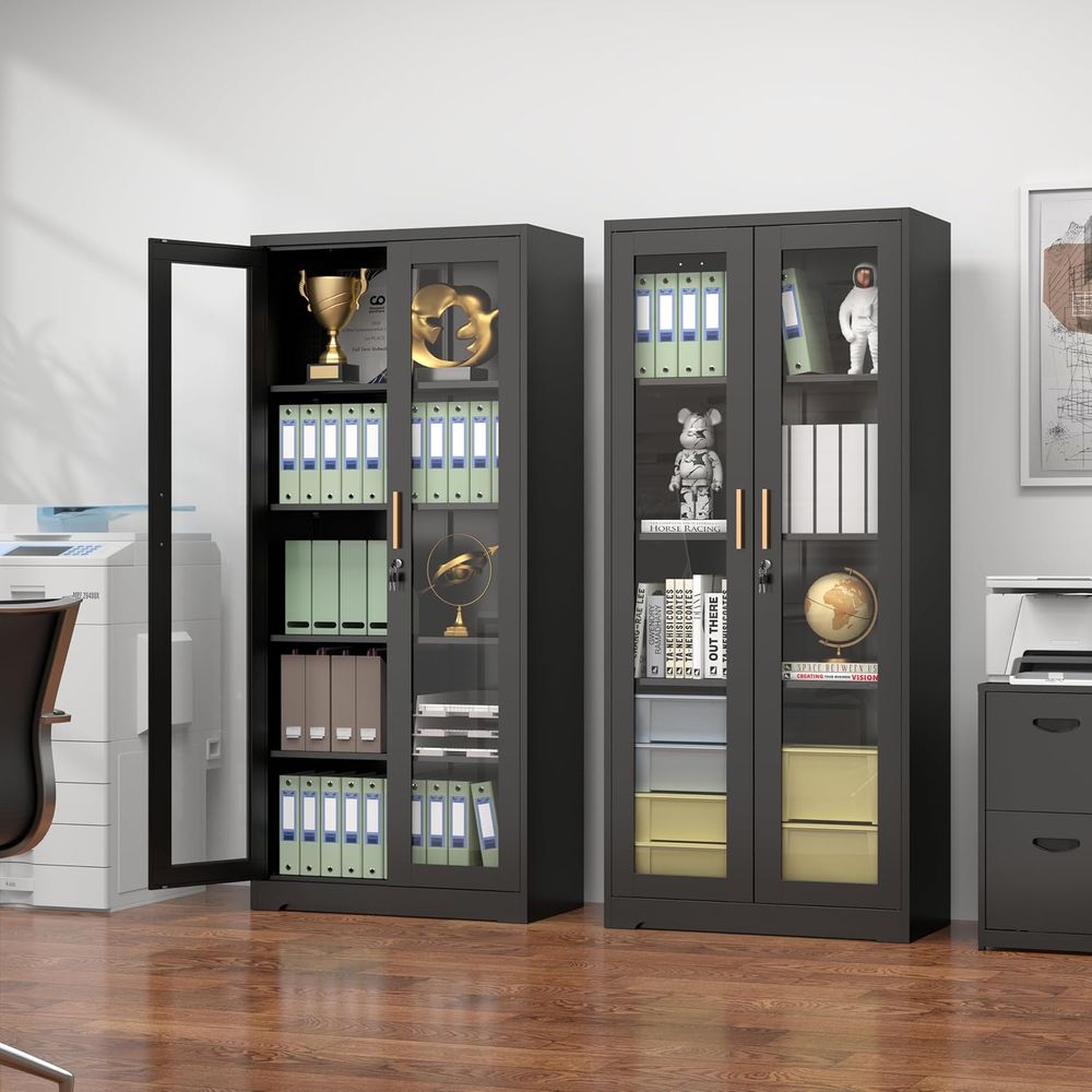 Glass Display Cabinet with Loc – Glass Cabinet Display Bewertung und Preis