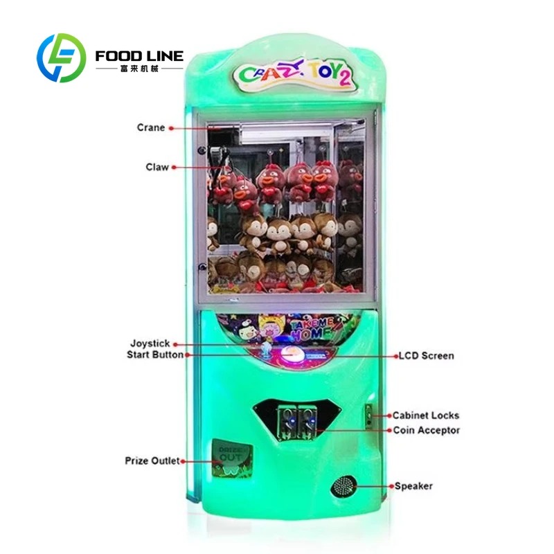 Customized Coin Operated Arcad – Arcade Toy Claw Vending Machine Bewertung und Preis