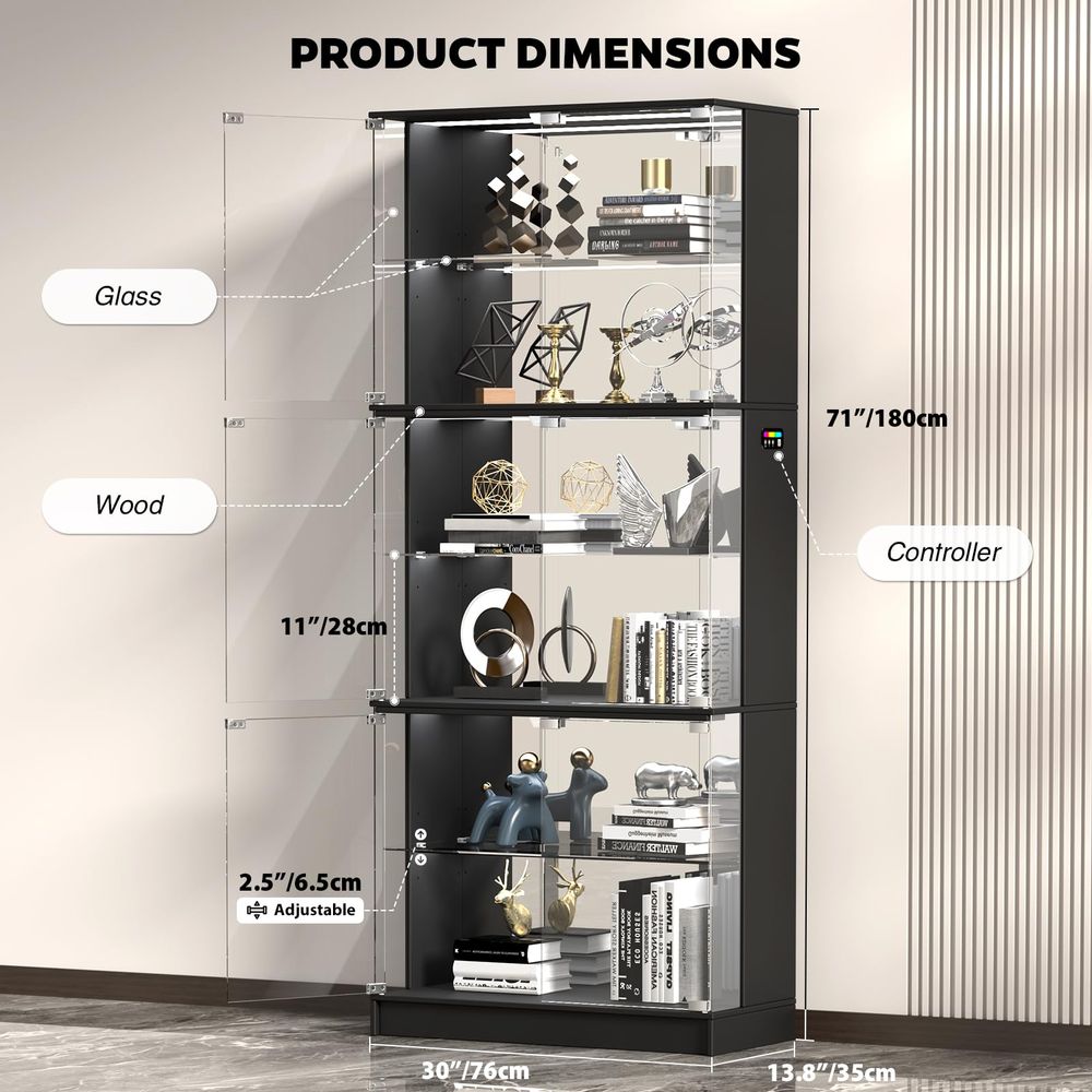 Display Cabinet with Glass Doo – Glass Cabinet Display Bewertung und Preis