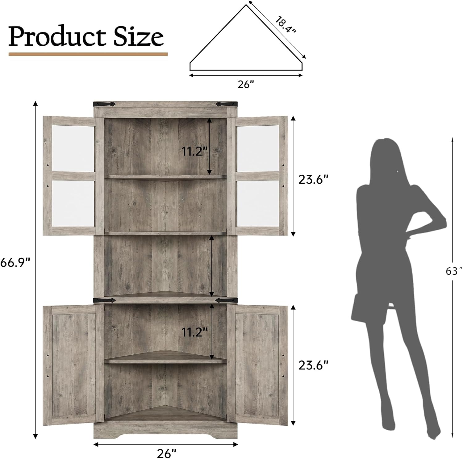 Tall Corner Storage Cabinet wi – Glass Cabinet Display Bewertung und Preis