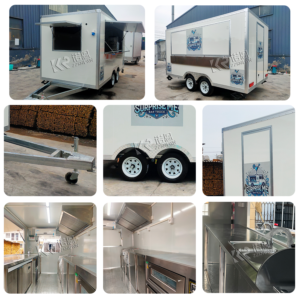 New Design Ice Cream Kiosk Fas – Hot Dog Vending Cart Bewertung und Preis