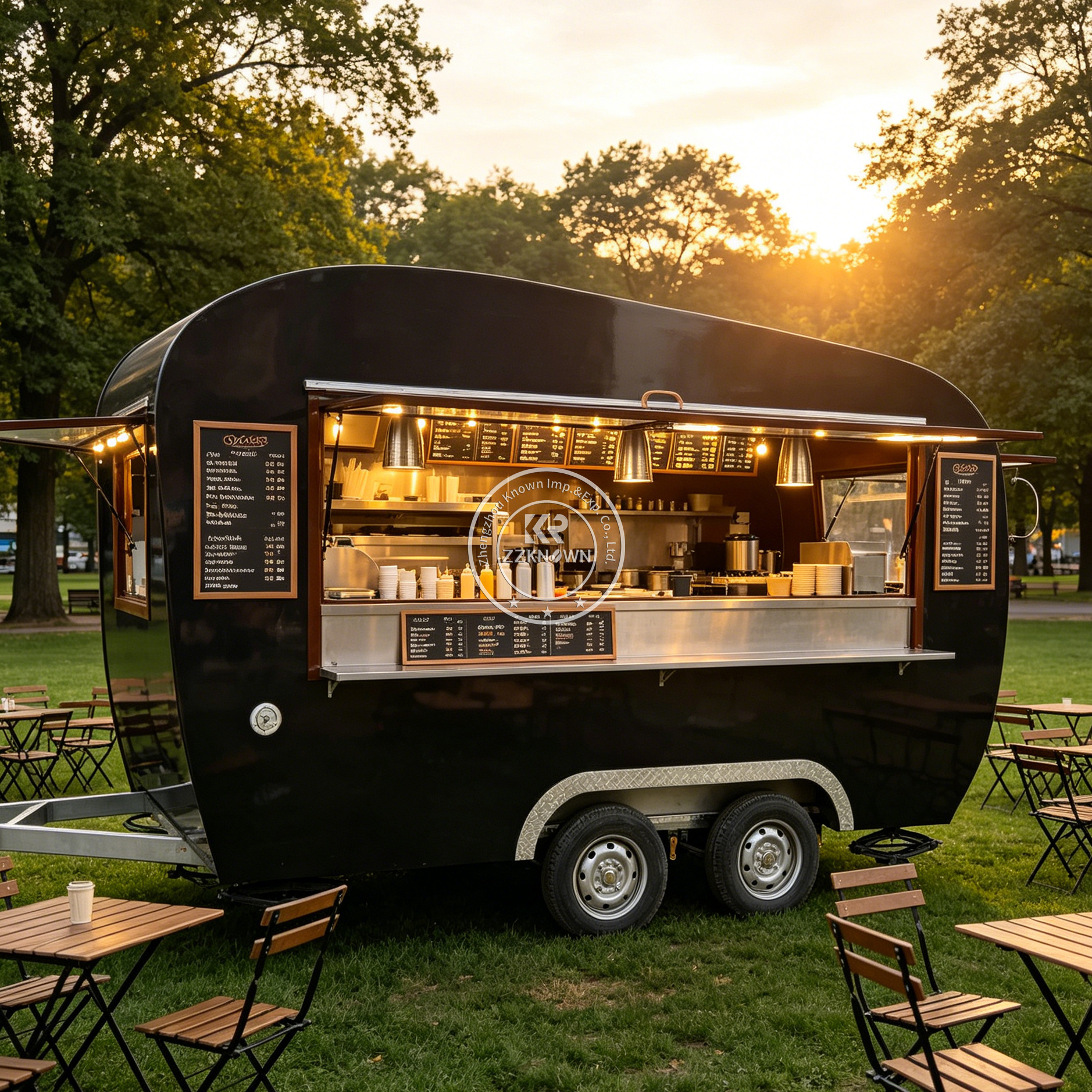 Custom Mobile Concession Food  – Hot Dog Vending Cart Bewertung und Preis