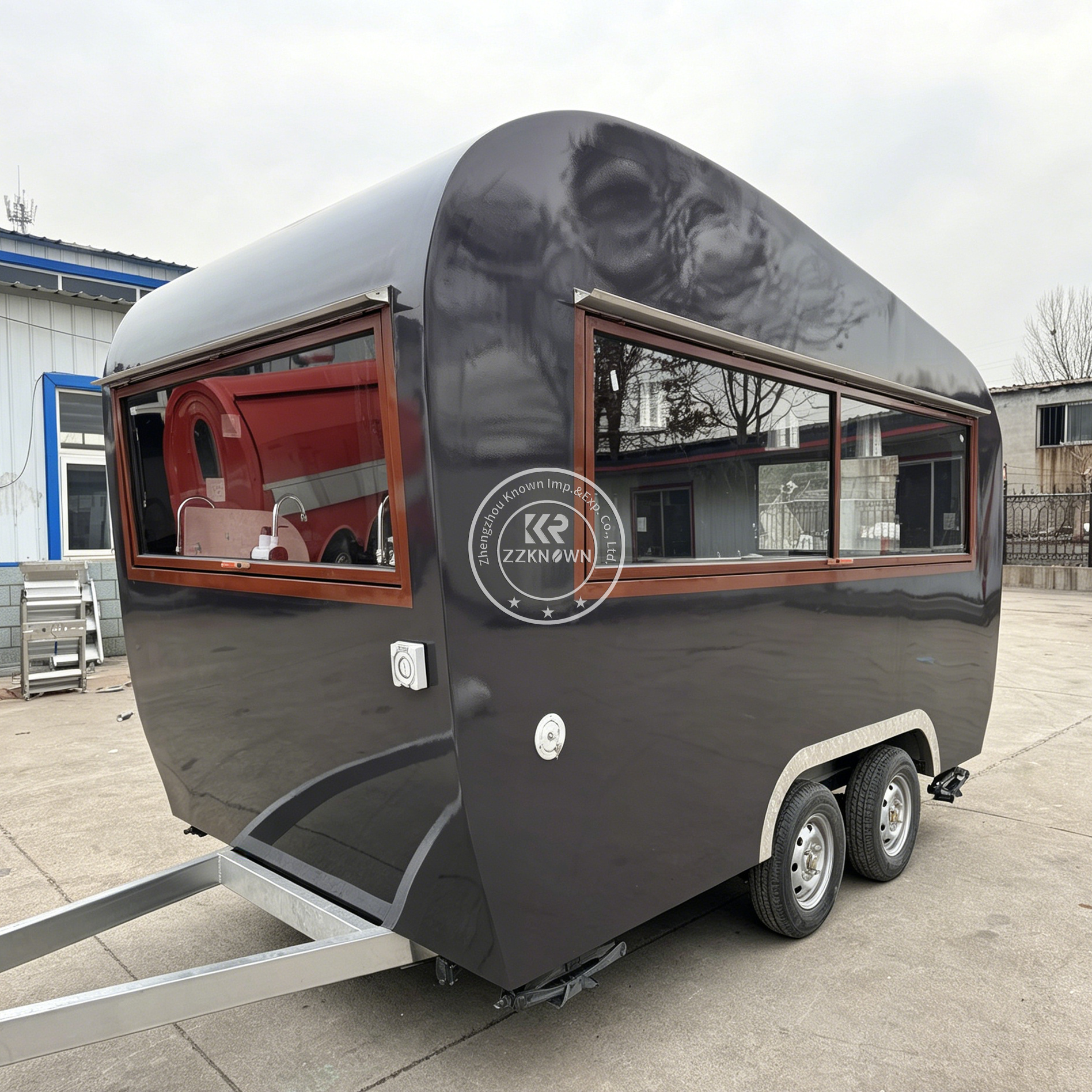 Custom Mobile Concession Food  – Hot Dog Vending Cart Bewertung und Preis