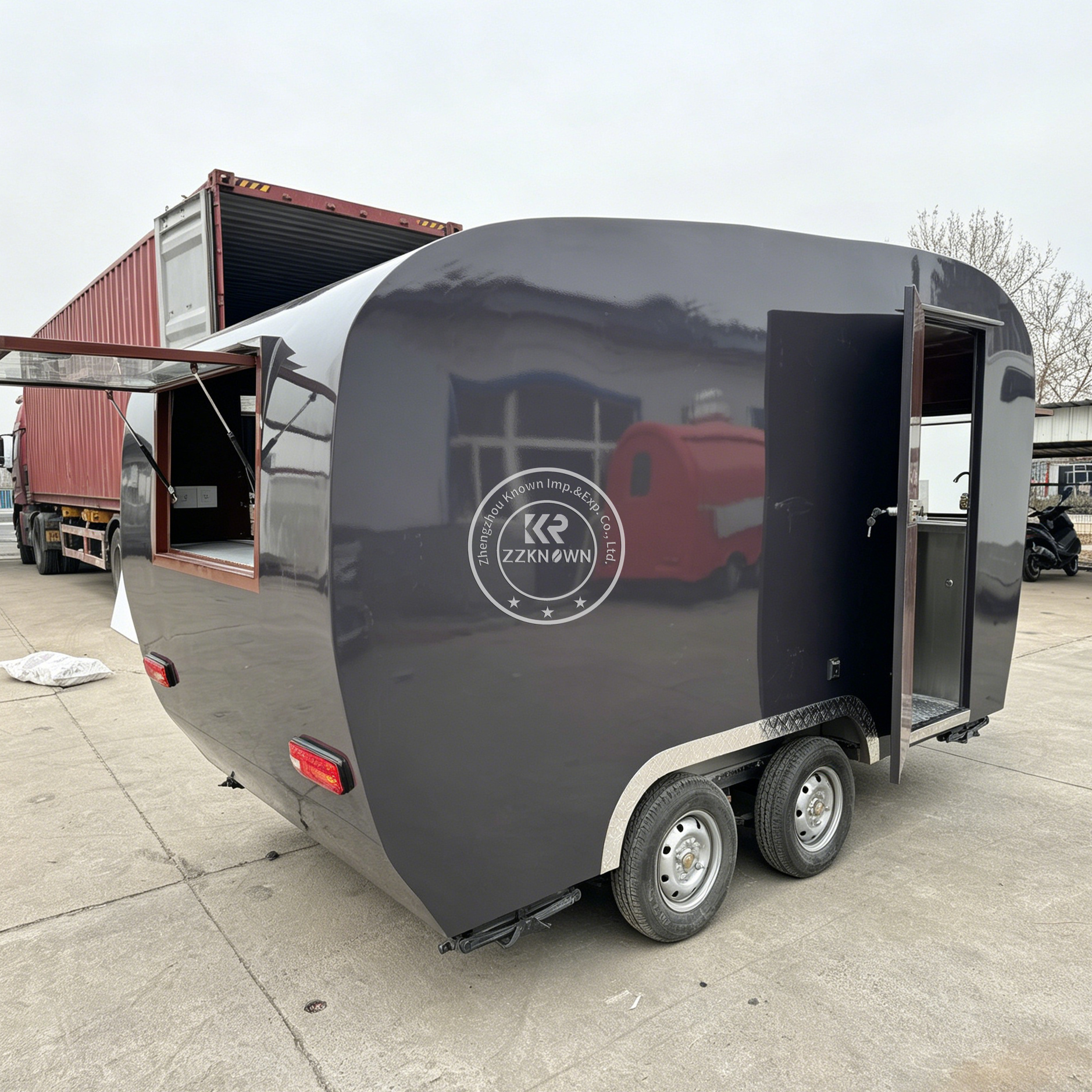 Custom Mobile Concession Food  – Hot Dog Vending Cart Bewertung und Preis