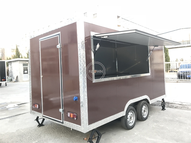 Outdoor Hot Dog Fast Food Truc – Hot Dog Vending Cart Bewertung und Preis