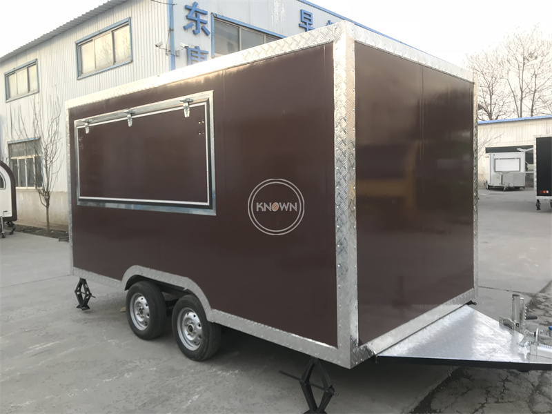 Outdoor Hot Dog Fast Food Truc – Hot Dog Vending Cart Bewertung und Preis