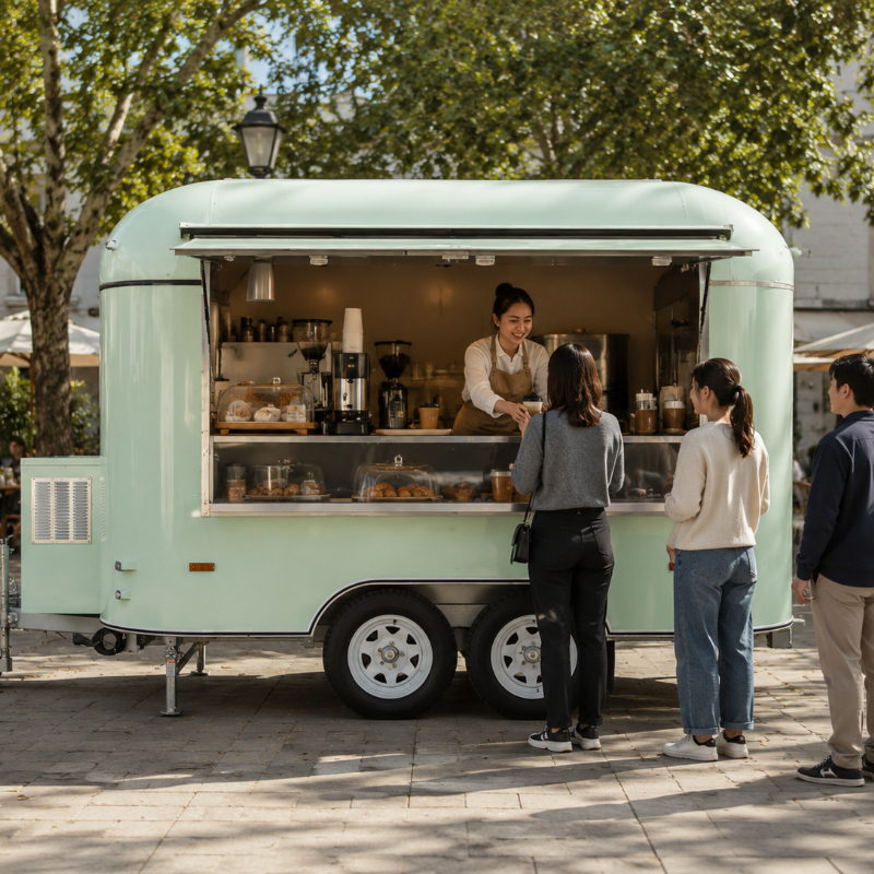 Customized Food Truck Mobile w – Hot Dog Vending Cart Bewertung und Preis