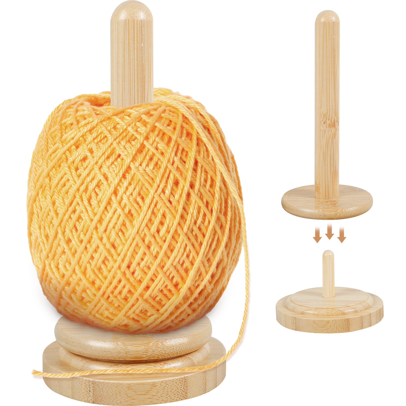 ​Wooden Yarn Holder Rotatable  – Skee Ball Arcade Bewertung und Preis