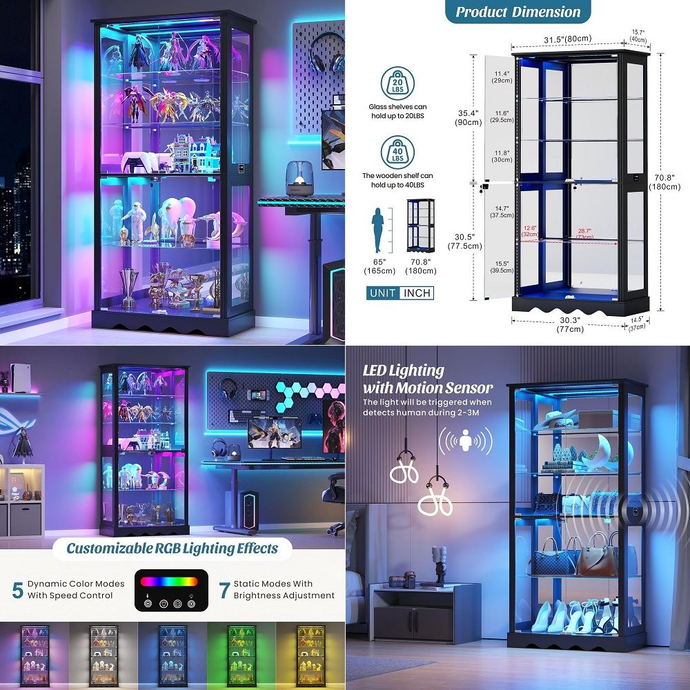 Display Cabinet with Glass Doo – Glass Cabinet Display Bewertung und Preis