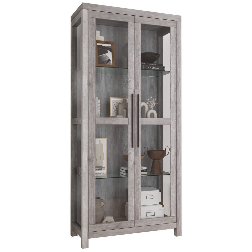 Glass Display Cabinet, Tall Cu – Glass Cabinet Display Bewertung und Preis