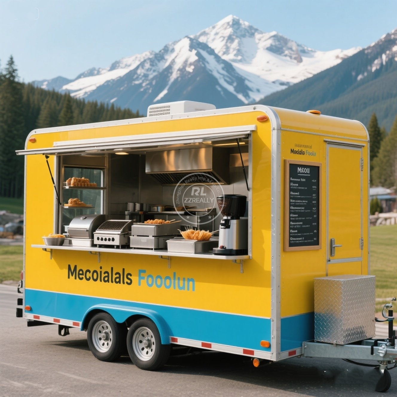 Customizable Food Trailer Manu – Hot Dog Vending Cart Bewertung und Preis