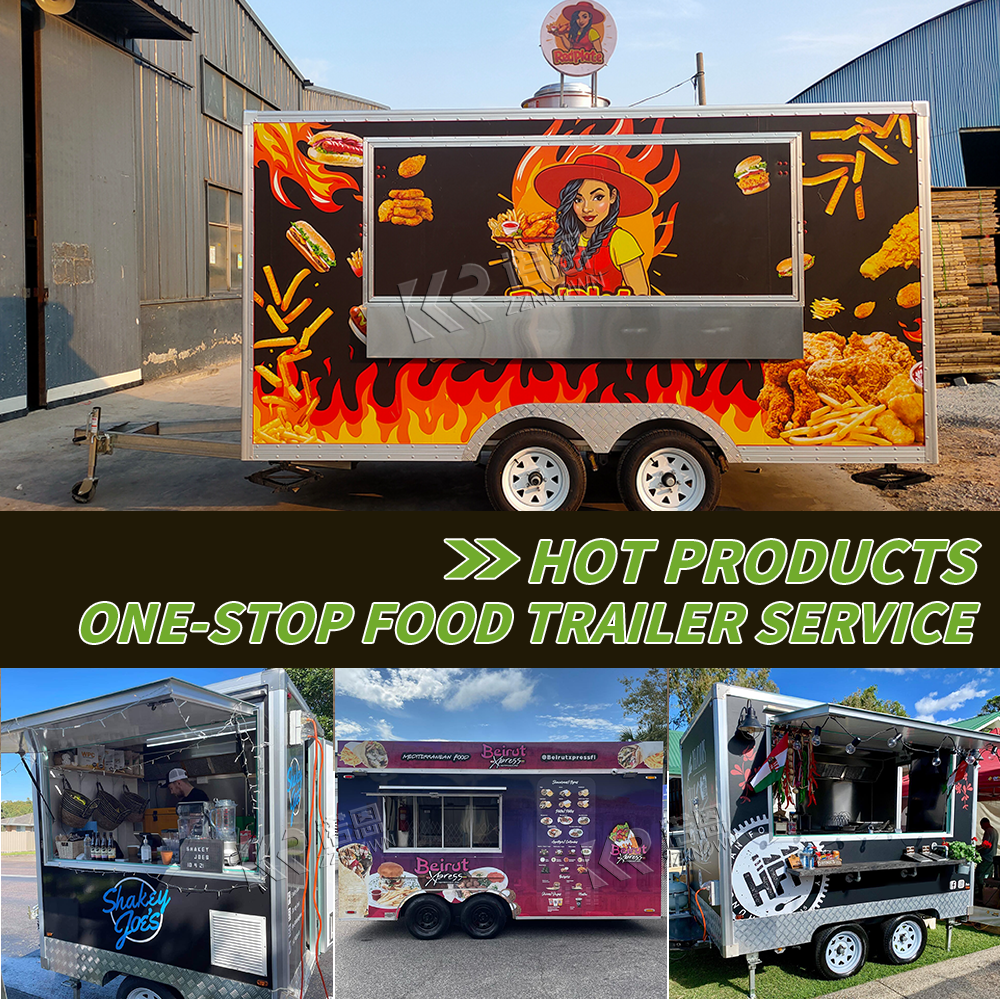 Customizable Food Trailer Manu – Hot Dog Vending Cart Bewertung und Preis