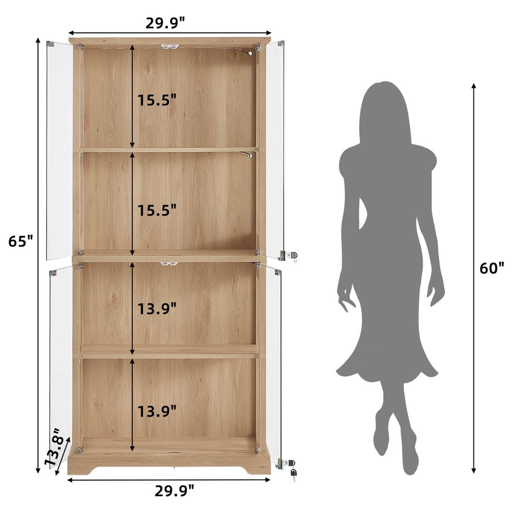 Farmhouse Glass Display Cabine – Glass Cabinet Display Bewertung und Preis