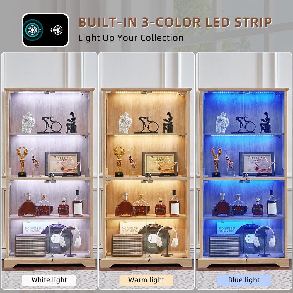Farmhouse Glass Display Cabine – Glass Cabinet Display Bewertung und Preis