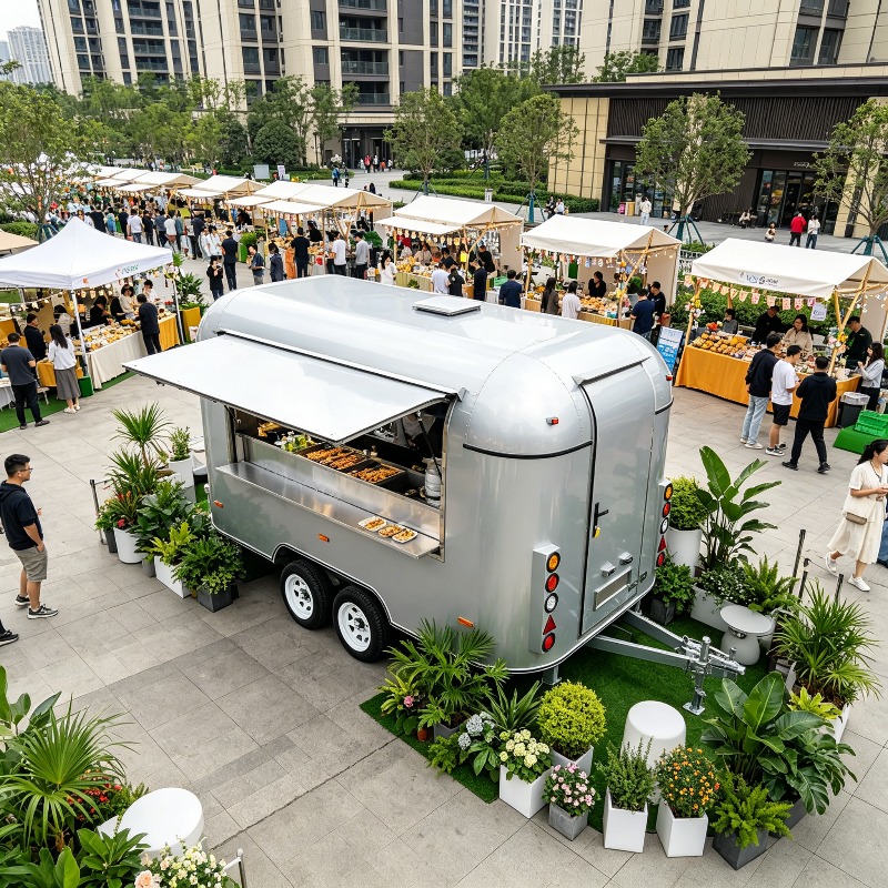 Customized Food Truck Mobile w – Hot Dog Vending Cart Bewertung und Preis