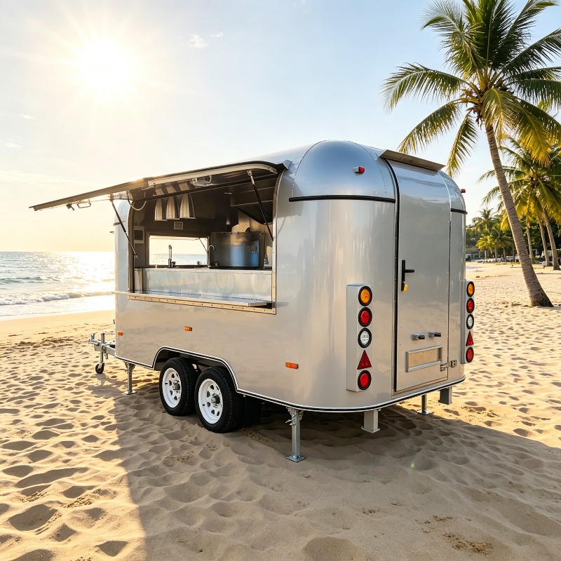 Customized Food Truck Mobile w – Hot Dog Vending Cart Bewertung und Preis