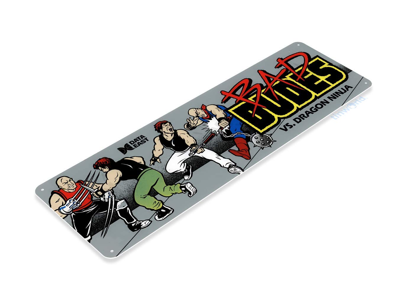 Tinworld Tin Sign Bad Dudes Ar – Arcade Vibes Bewertung und Preis