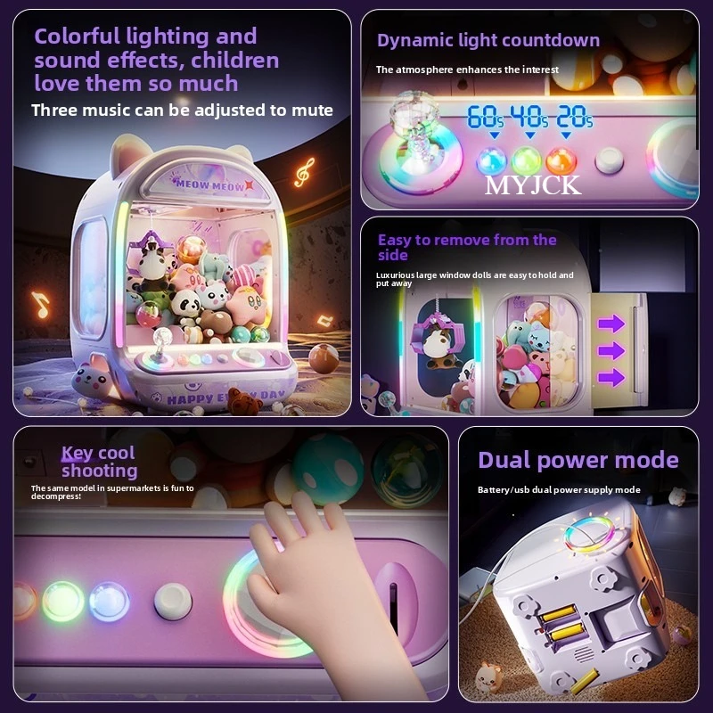 DIY Purple Automatic Doll Mach – Coin Pusher Machine Bewertung und Preis