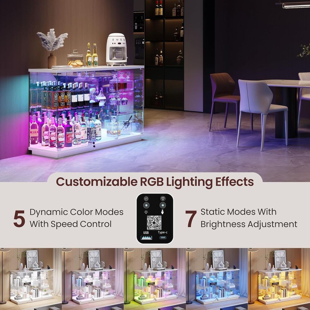 White High Gloss Glass Display – Glass Cabinet Display Bewertung und Preis