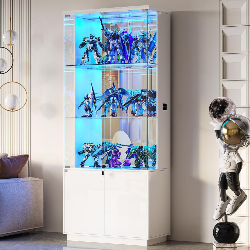 71 Tall Display Cabinet with G – Glass Cabinet Display Bewertung und Preis