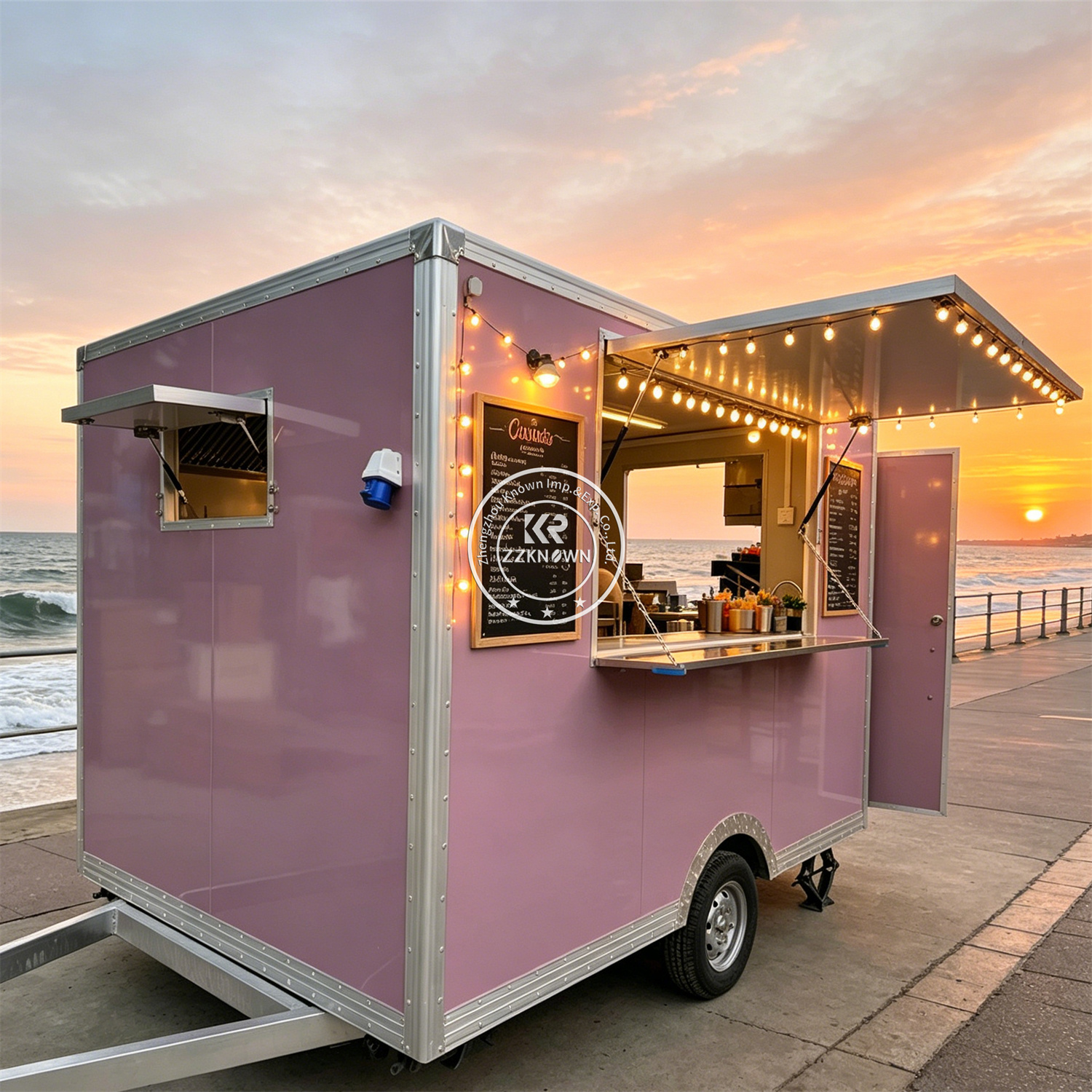 Street Custom Food Trailer Mob – Hot Dog Vending Cart Bewertung und Preis
